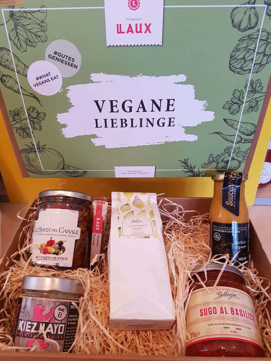 veganes Geschenkset vom Schrobenhausener Tee- und Schokoladenhaus